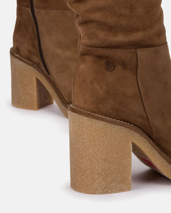 Yokono Heeled Boot GELA-002 Brown Online