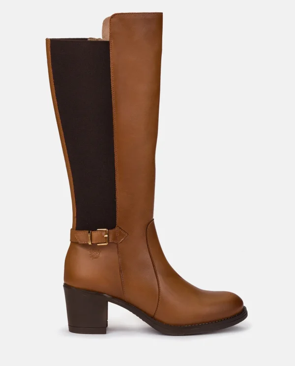 Yokono Heeled Boot LILLE-011 Leather Outlet