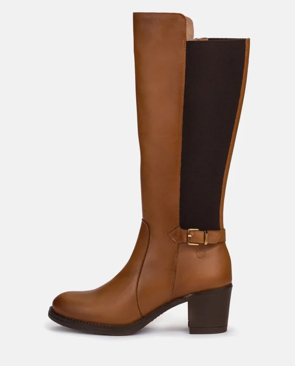 Yokono Heeled Boot LILLE-011 Leather Outlet