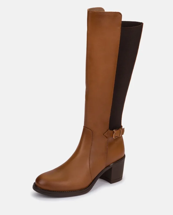 Yokono Heeled Boot LILLE-011 Leather Outlet