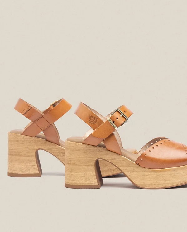 Yokono Heeled Sandal BONAI-002 Brown Store