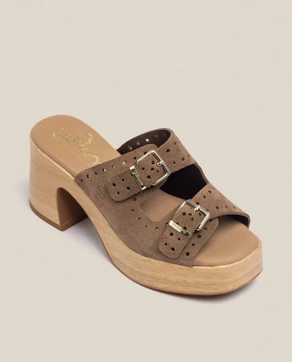 Yokono Heeled Sandal BONAI-003 Brown Flash Sale