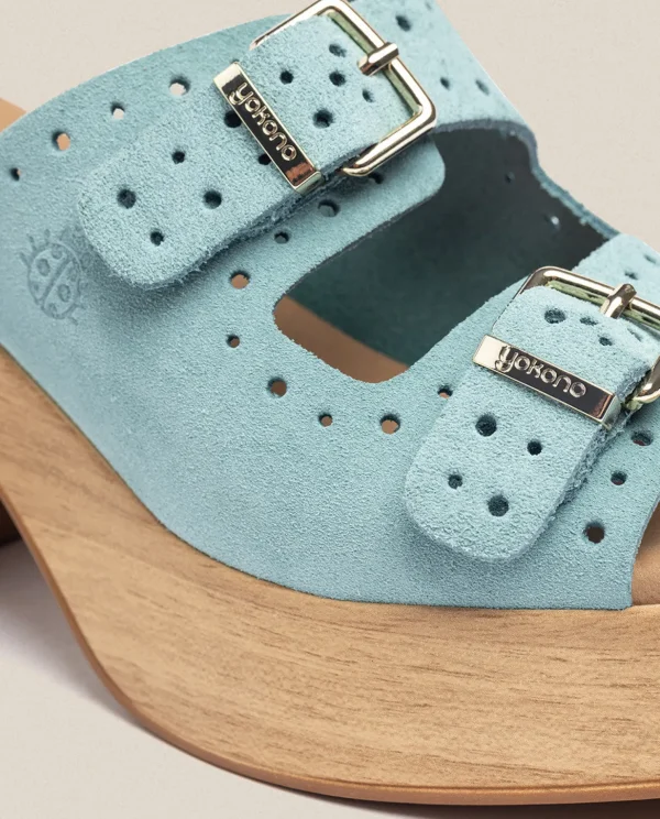 Yokono Heeled Sandal BONAI-003 Green Hot