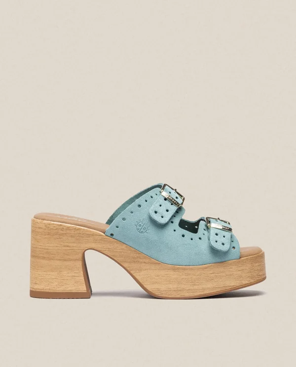 Yokono Heeled Sandal BONAI-003 Green Hot