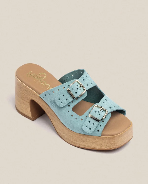Yokono Heeled Sandal BONAI-003 Green Hot