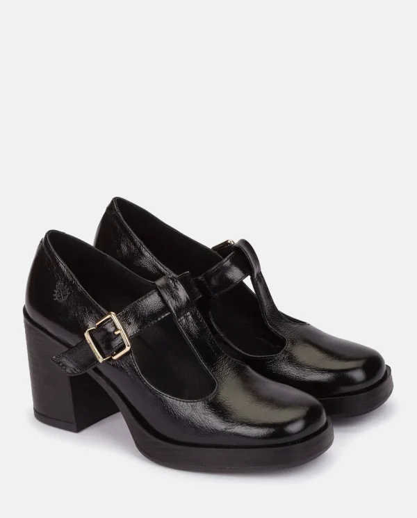 Yokono Heeled Shoe KOLIN-002 Black Hot