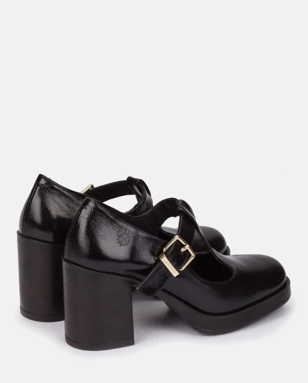 Yokono Heeled Shoe KOLIN-002 Black Hot