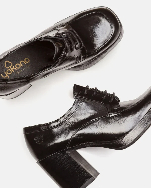 Yokono Heeled Shoe KOLIN-003 Black Online