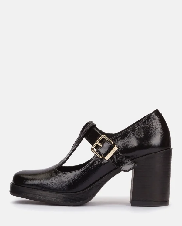 Yokono Heeled Shoe KOLIN-002 Black Hot
