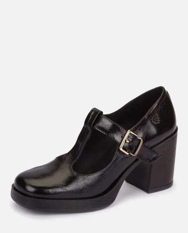 Yokono Heeled Shoe KOLIN-002 Black Hot