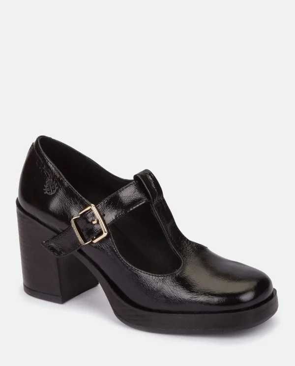 Yokono Heeled Shoe KOLIN-002 Black Hot