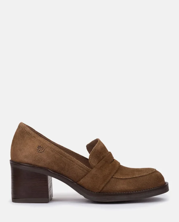 Yokono Heeled Shoe LANDAS-001 Brown Best