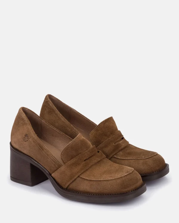 Yokono Heeled Shoe LANDAS-001 Brown Best