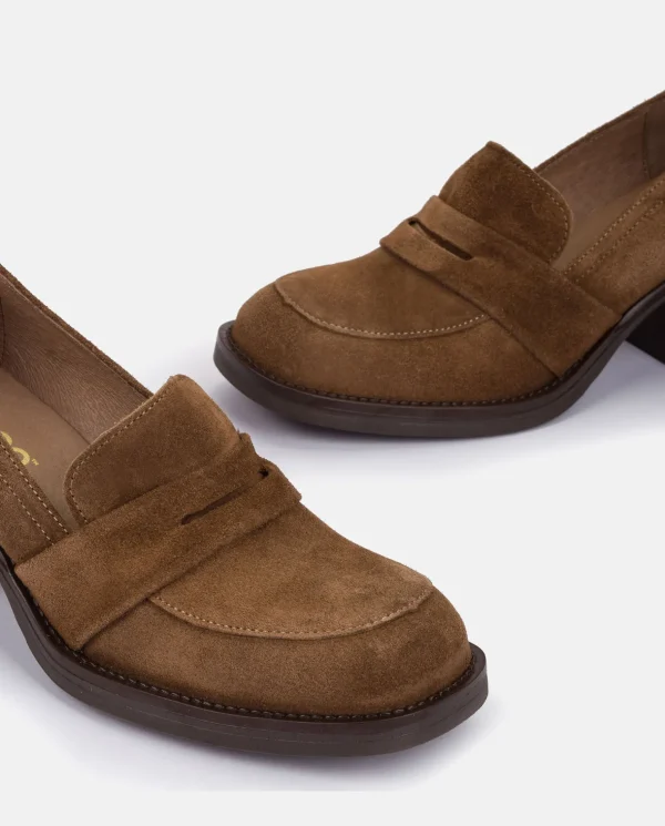 Yokono Heeled Shoe LANDAS-001 Brown Best