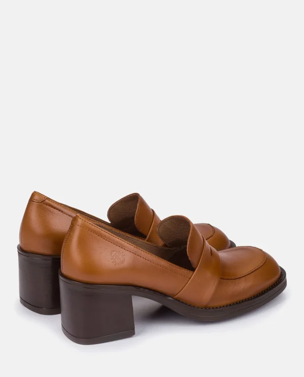 Yokono Heeled Shoe LANDAS-001 Brown Outlet