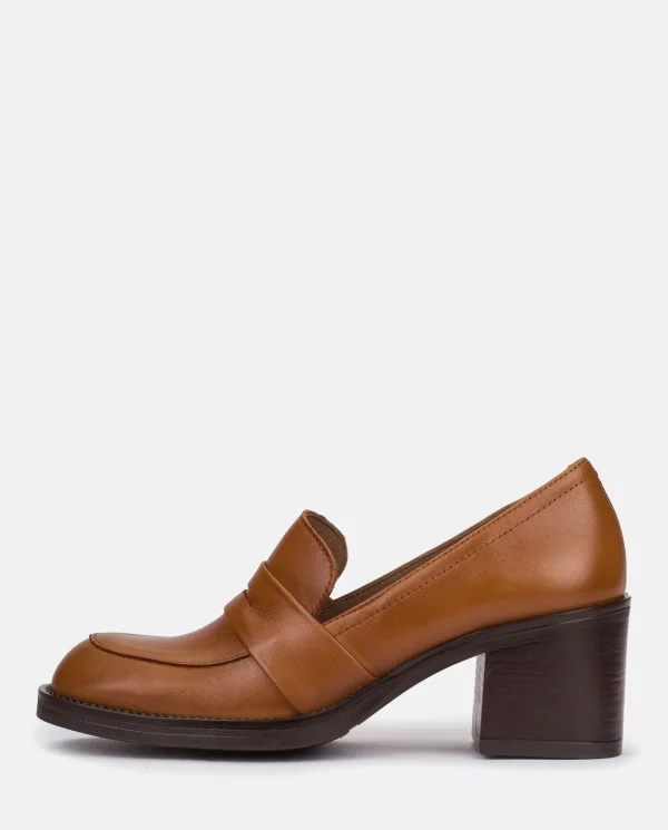 Yokono Heeled Shoe LANDAS-001 Brown Outlet