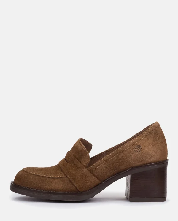 Yokono Heeled Shoe LANDAS-001 Brown Best