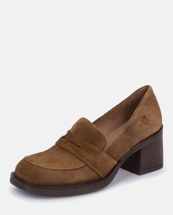 Yokono Heeled Shoe LANDAS-001 Brown Best