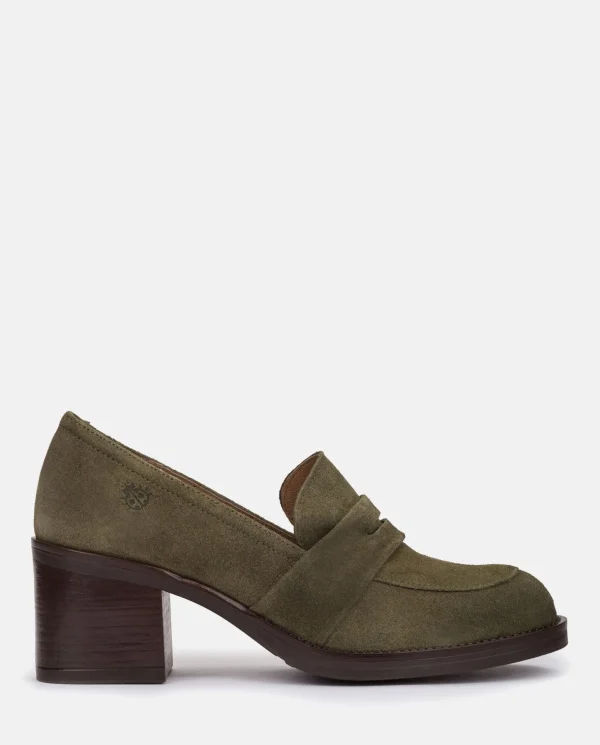 Yokono Heeled Shoe LANDAS-001 Green Fashion