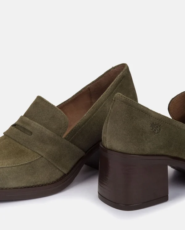 Yokono Heeled Shoe LANDAS-001 Green Fashion