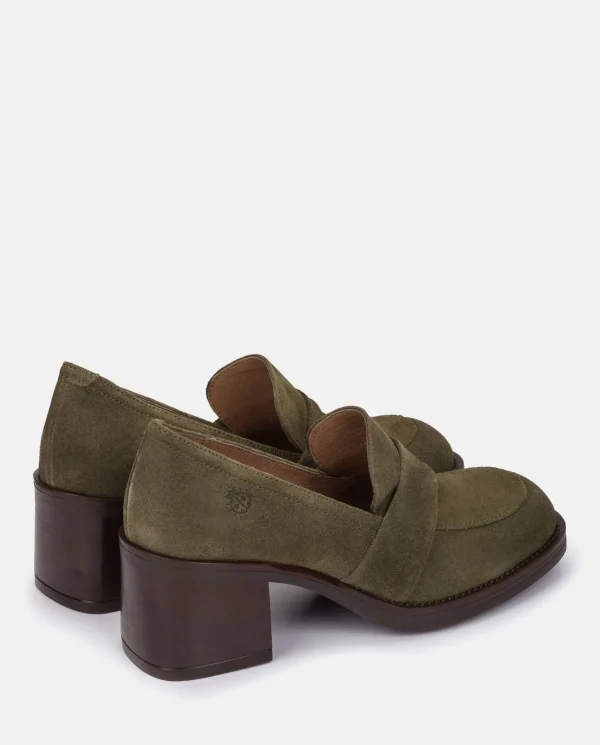 Yokono Heeled Shoe LANDAS-001 Green Fashion