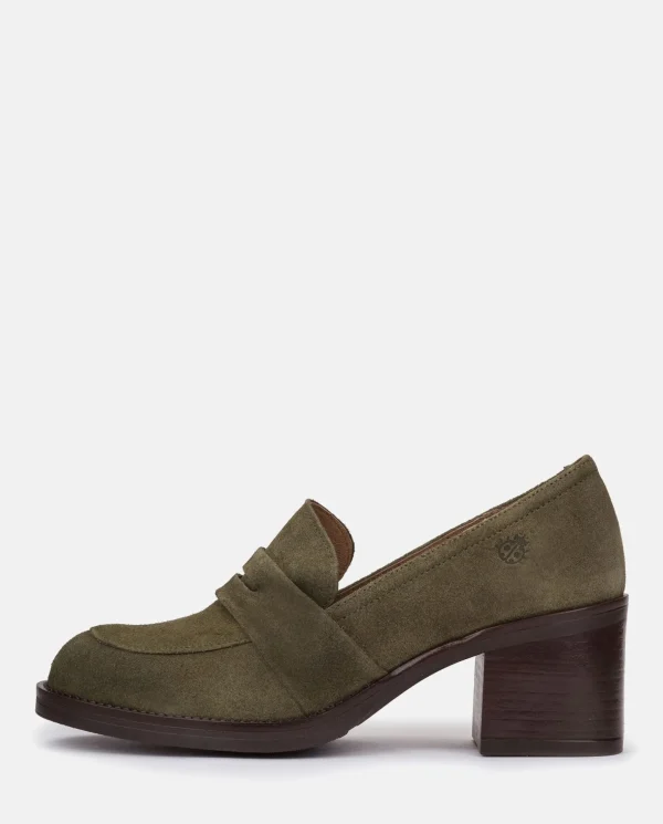 Yokono Heeled Shoe LANDAS-001 Green Fashion
