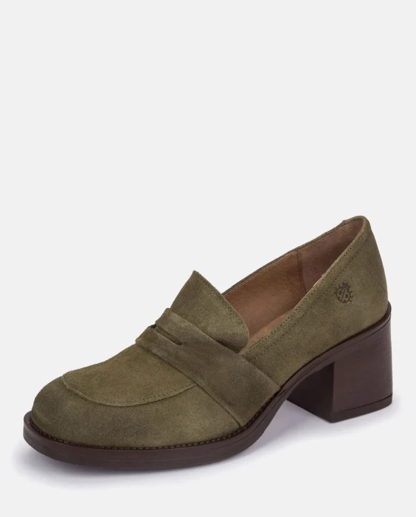 Yokono Heeled Shoe LANDAS-001 Green Fashion