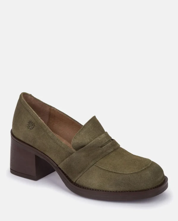 Yokono Heeled Shoe LANDAS-001 Green Fashion