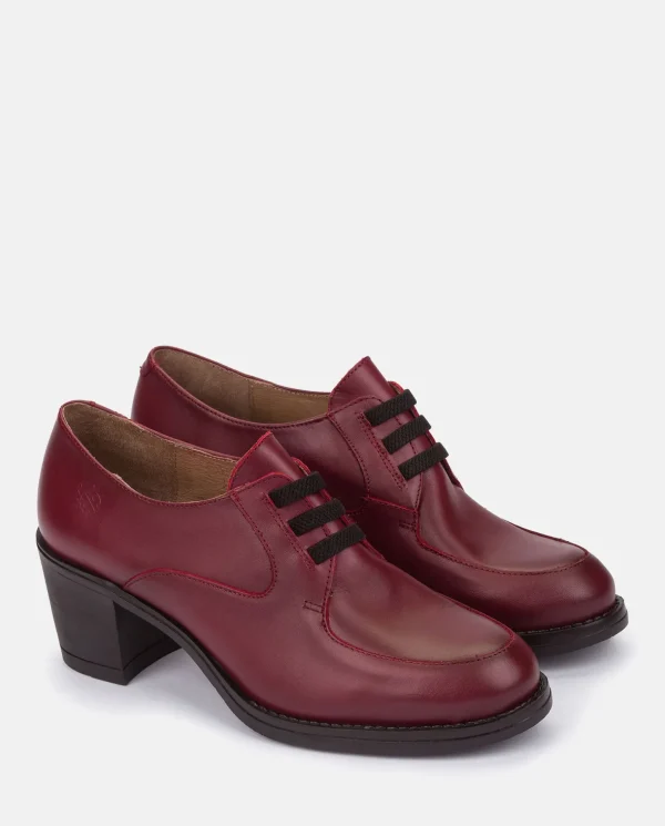Yokono Heeled Shoe LILLE-008 Burgundy Shop