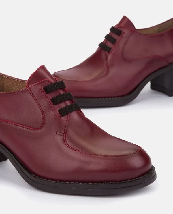 Yokono Heeled Shoe LILLE-008 Burgundy Shop