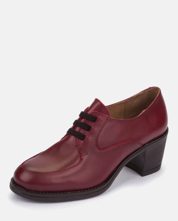 Yokono Heeled Shoe LILLE-008 Burgundy Shop