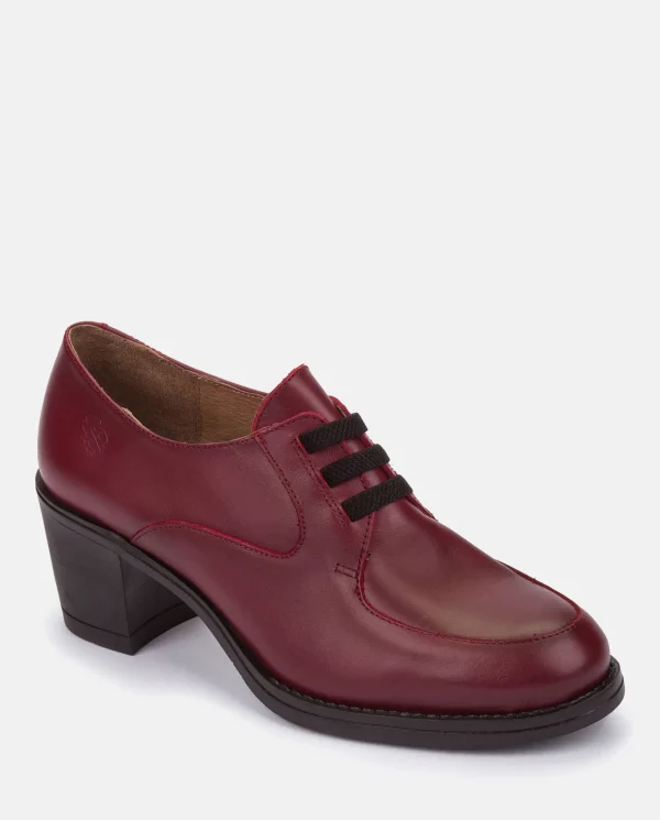 Yokono Heeled Shoe LILLE-008 Burgundy Shop