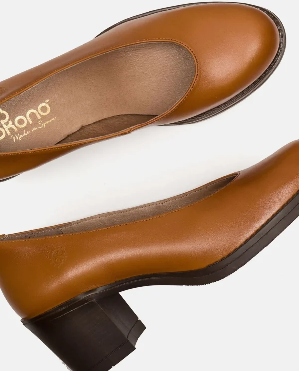 Yokono Heeled Shoe LILLE-007 Leather New