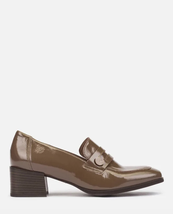Yokono Heeled Shoe NAJAC-001 Brown New