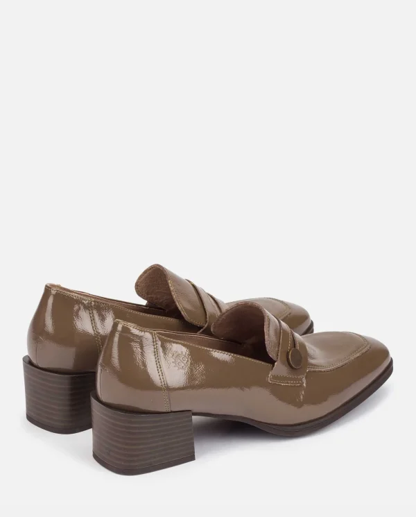 Yokono Heeled Shoe NAJAC-001 Brown New