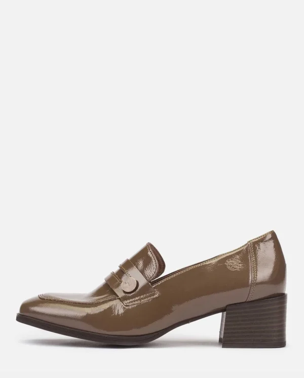 Yokono Heeled Shoe NAJAC-001 Brown New
