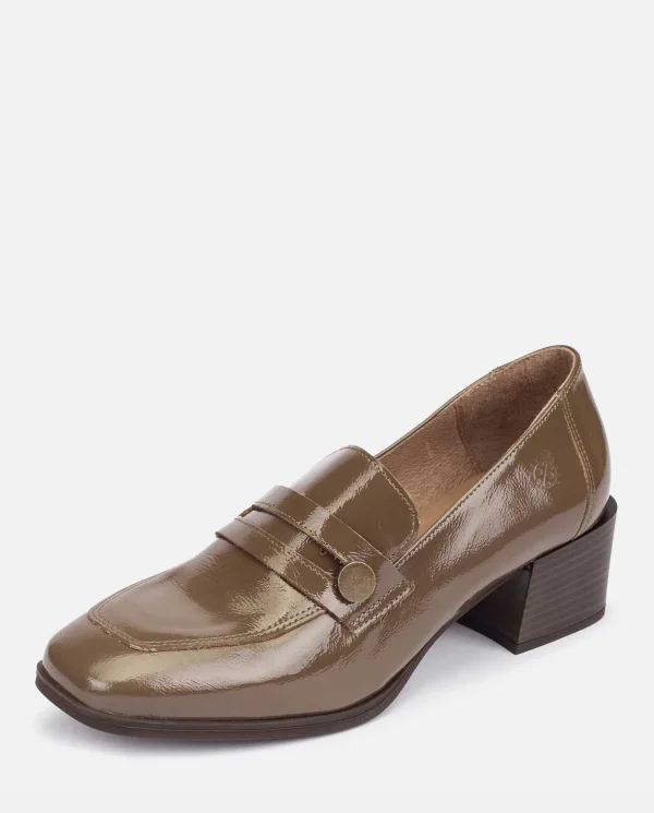 Yokono Heeled Shoe NAJAC-001 Brown New