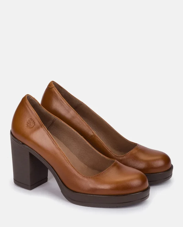 Yokono Heeled Shoe PILSEN-007 Leather Online