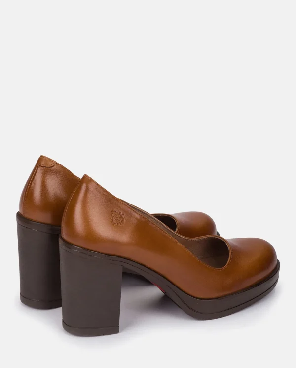 Yokono Heeled Shoe PILSEN-007 Leather Online