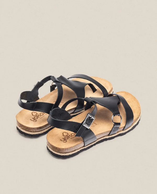Yokono Platform Sandal CHIPRE-021 Black New