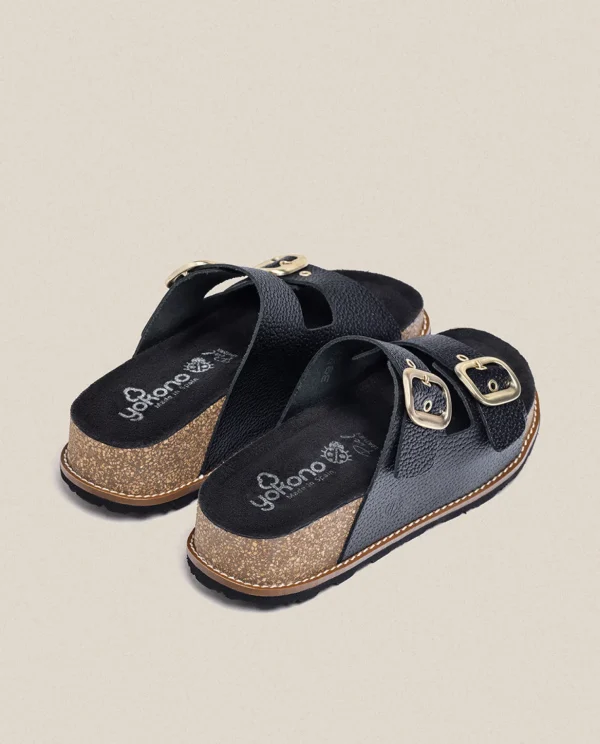 Yokono Platform Sandal OCA-013 Black Flash Sale