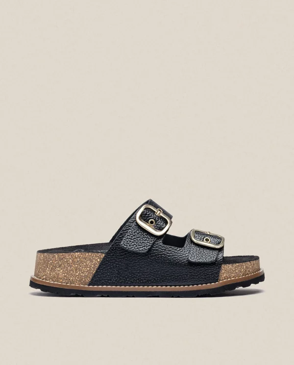 Yokono Platform Sandal OCA-013 Black Flash Sale