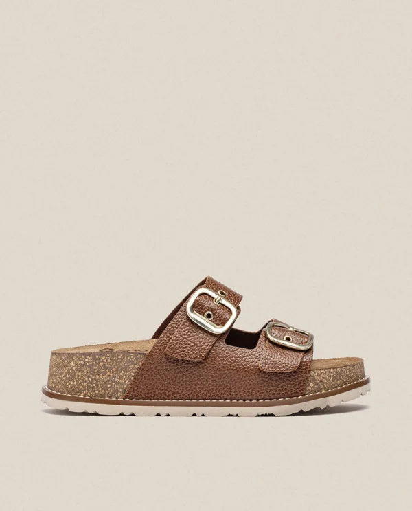 Yokono Platform Sandal OCA-013 Brown Shop