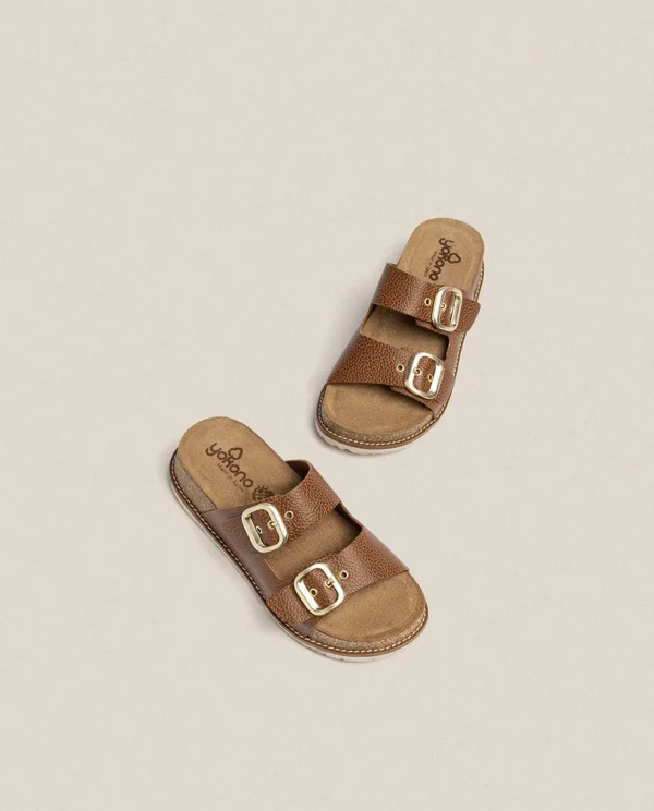 Yokono Platform Sandal OCA-013 Brown Shop