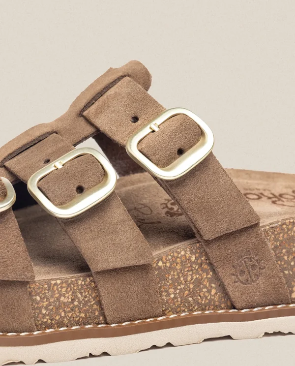 Yokono Platform Sandal OCA-004 Brown Discount