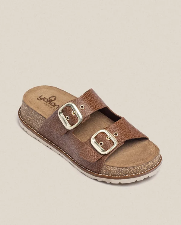 Yokono Platform Sandal OCA-013 Brown Shop