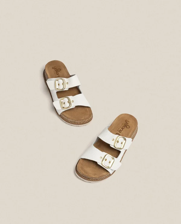 Yokono Platform Sandal OCA-013 White Store