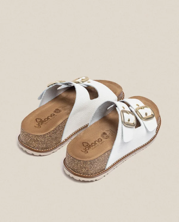 Yokono Platform Sandal OCA-013 White Store
