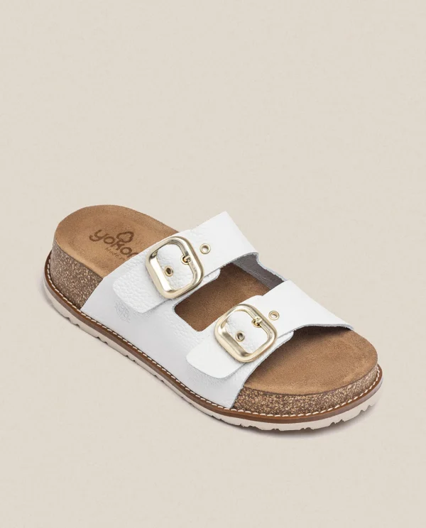 Yokono Platform Sandal OCA-013 White Store