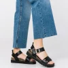 Yokono Platform Sandal TUNEZ-128 Black Online